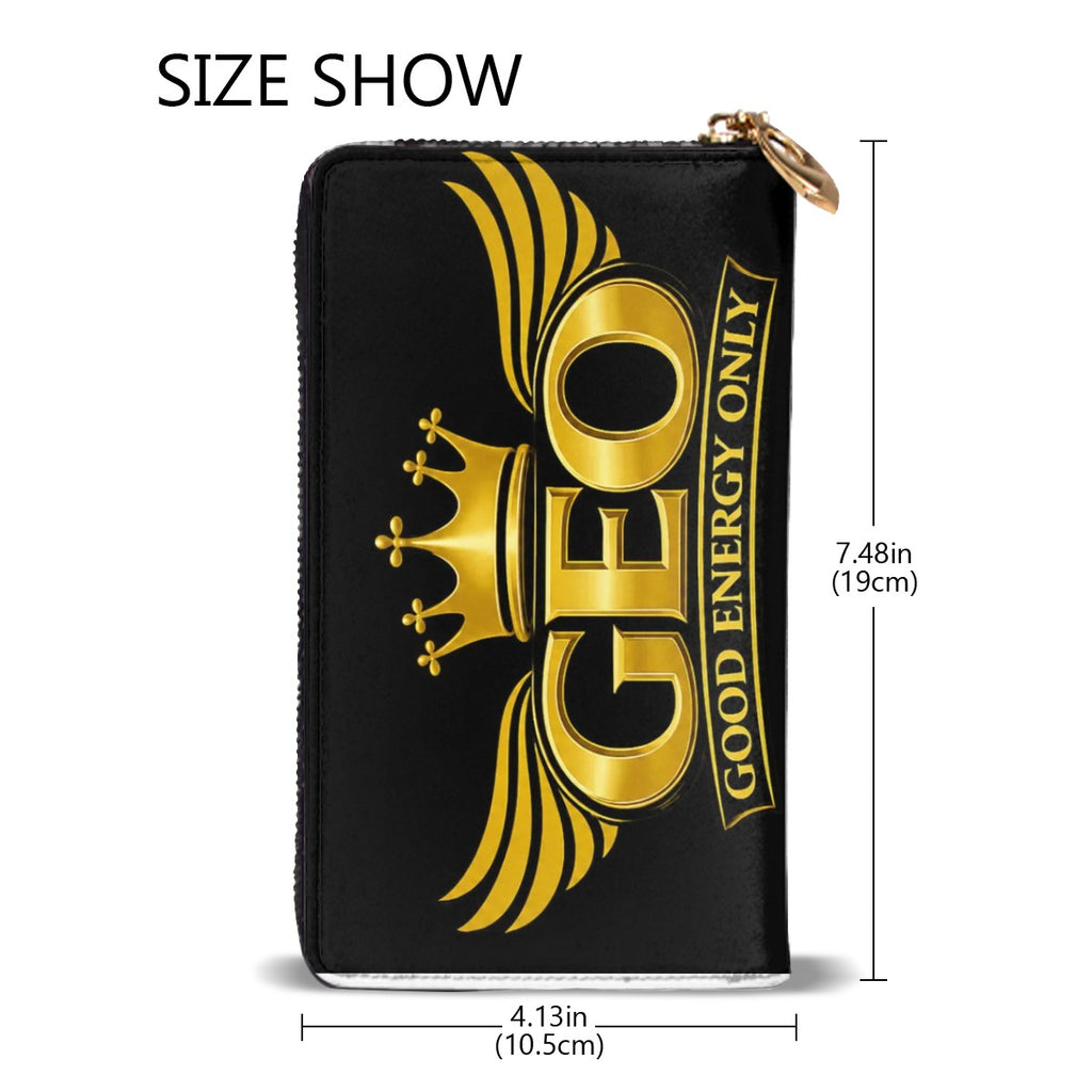 GEO RFID Horizontal Leather Long Clutch Wallet IMG0593