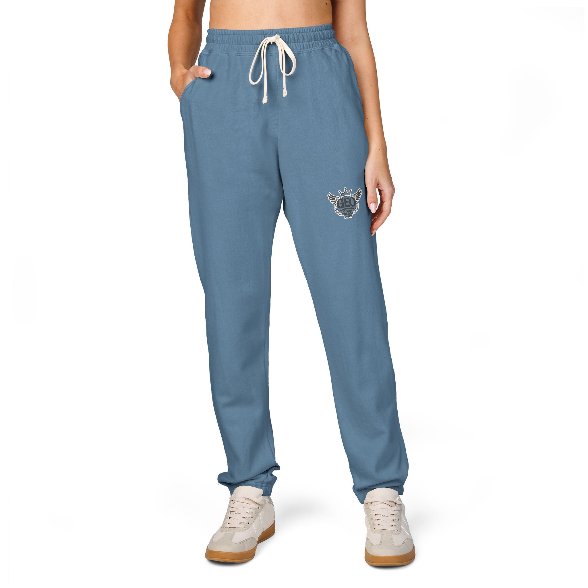 Good Energy Only Street joggers — Cozy Garment-Dyed Fleece Joggers
