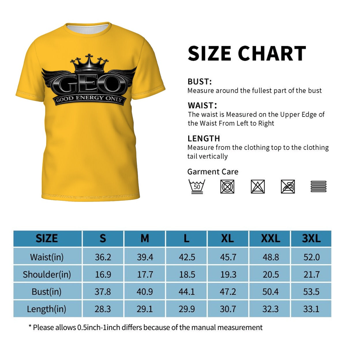 GEO Men's ShortSleeve TShirt Customized Services