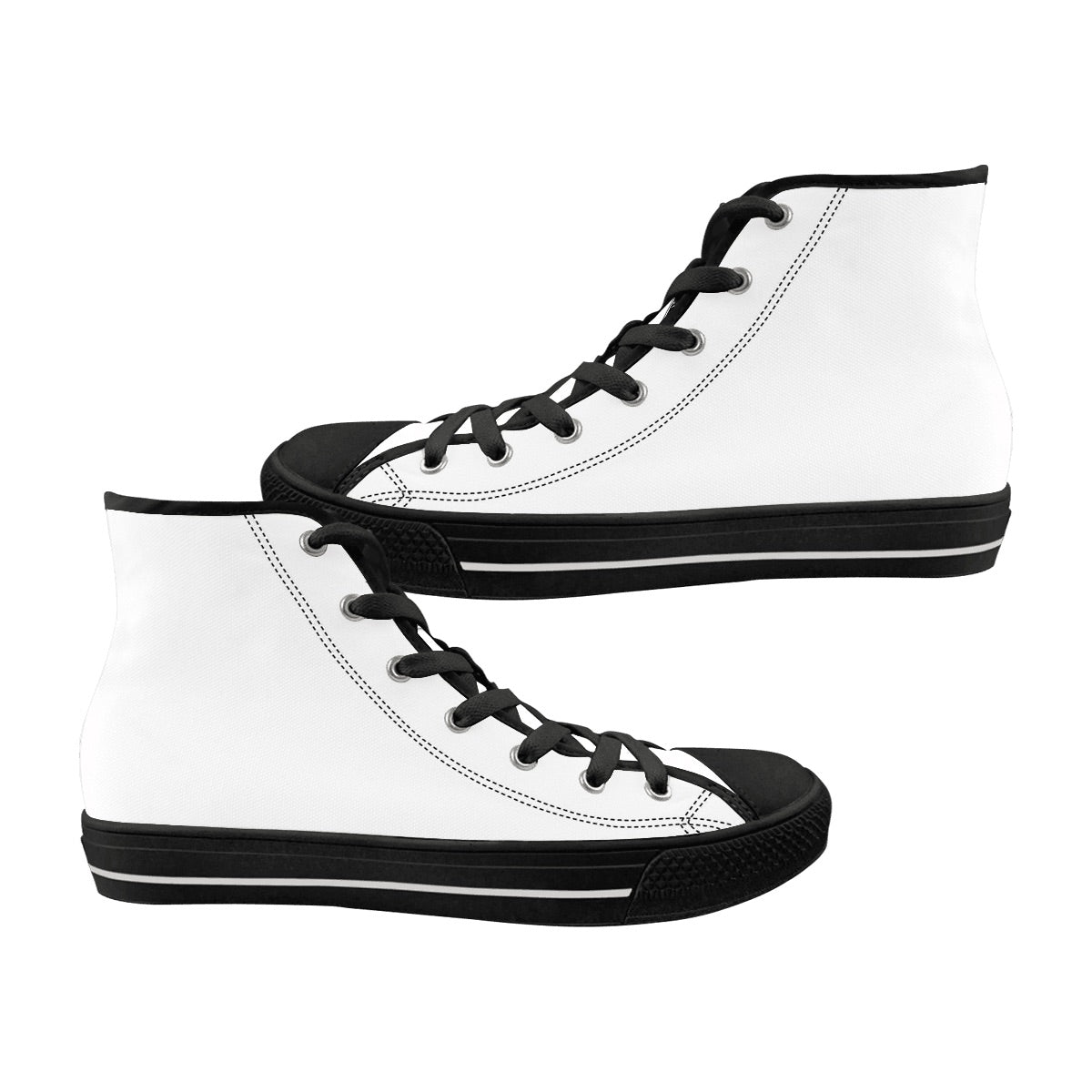 Men's High Top Canvas Shoes (Customized Tongue)