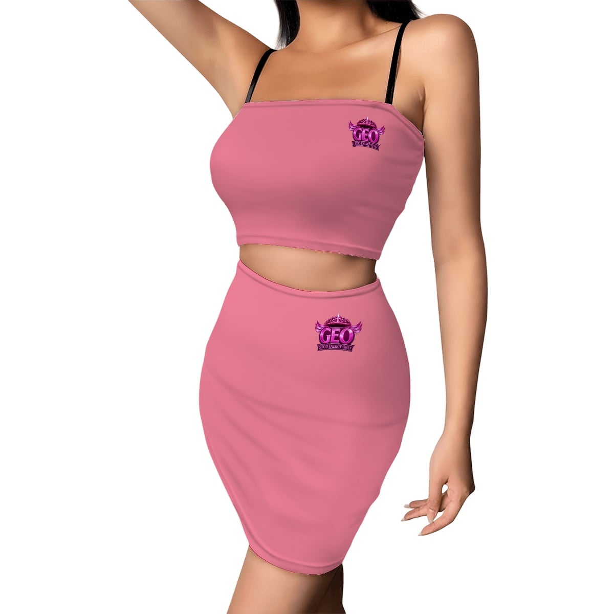 Women's Crop Tank Top & Mini Skirts Sets