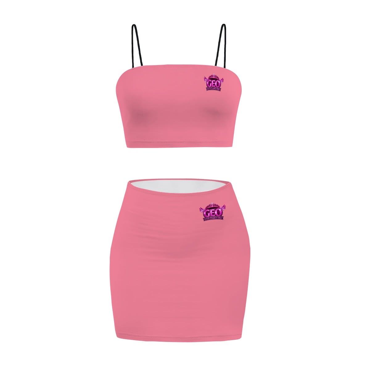 Women's Crop Tank Top & Mini Skirts Sets
