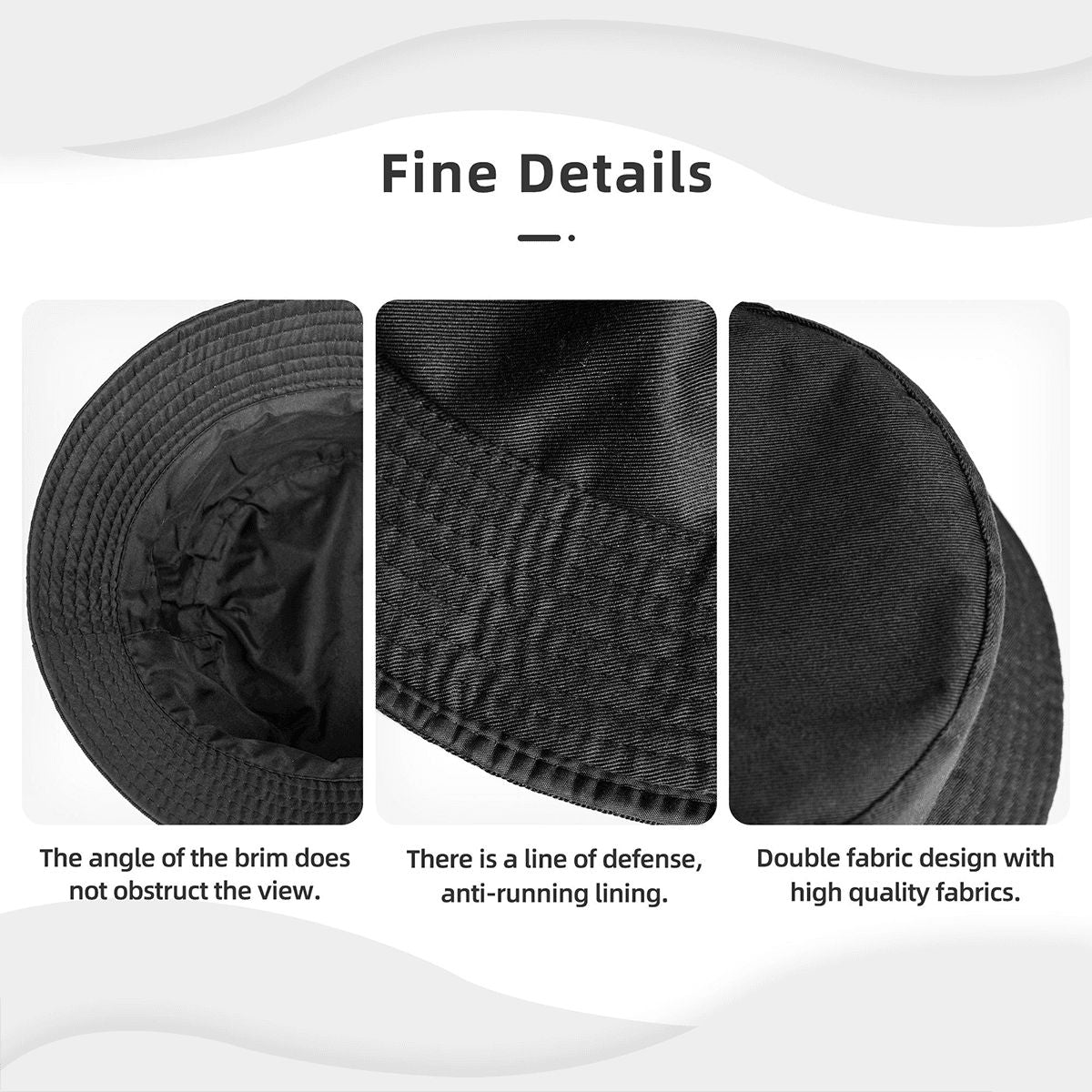 GEO Adult Double-Layer Bucket Hat (Made in USA)