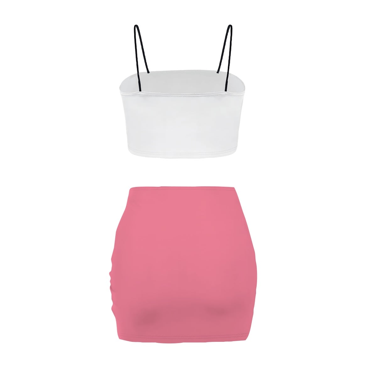 Women's Crop Tank Top & Mini Skirts Sets