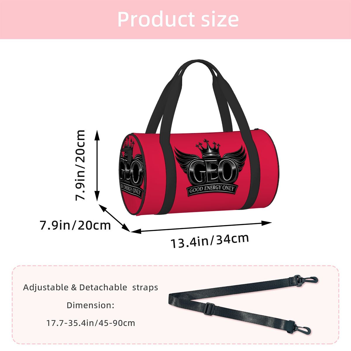 GEO Kids Sports Duffle Bag